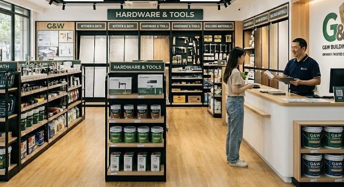 Local building supplies store — B2C case study