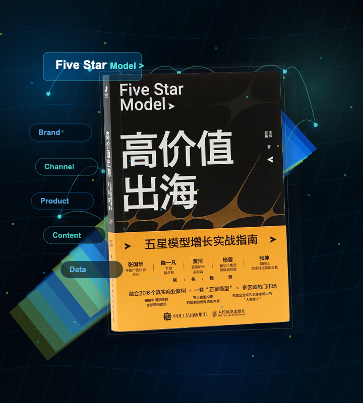 高价值出海五星模型增长实战指南新书视觉
